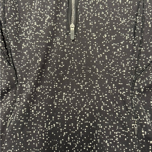lululemon athletica Black and White Speckled quarter zip - Picture 2 of 2